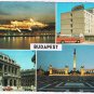 Hungary Postcard Budapest Multi View Night
