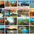 North Carolina Postcard Raleigh Tar Heel State Old North State Multi View