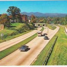 North Carolina Postcard Asheville Expressway Looking West Pisgah Mountains