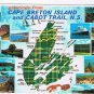 Nova Scotia Postcard Cape Breton Tartan Island Trail Multi View