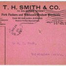 Advertising Postcard T H Smith U Co Pork Packers & Wholesale Produce Merchants