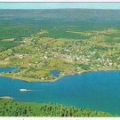 Nova Scotia Postcard Cape Breton Baddeck Aerial View