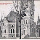 Wisconsin Postcard Eau Claire First Congregational Church 1899