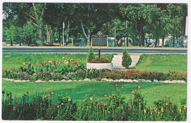 Ontario Postcard North Bay Floral Gardens Jean Nicolet