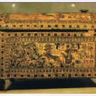 Egypt Postcard Cairo King Tut's Treasures Magnificent Painted Wooden Chest