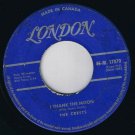 The Crests I Thank The Moon 45 rpm The Angels Listened In Canadian Pressing