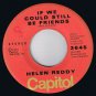 Helen Reddy If We Could Still Be Friends 45 rpm Delta Dawn Canadian Pressing
