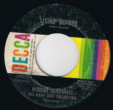 Robert Maxwell Little Dipper 45 rpm Peg O My Heart Canadian Pressing