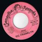 Vic Franklyn Your Place For Love 45 Vinyl Alone Samantha Records