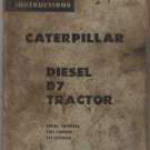 Caterpillar Deisel D7 Tractor Operation & Maintenance Instruction