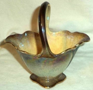 Royal Winton Iridescent Lustre Ware Speckled Posy Basket England 5"x5" Beautiful