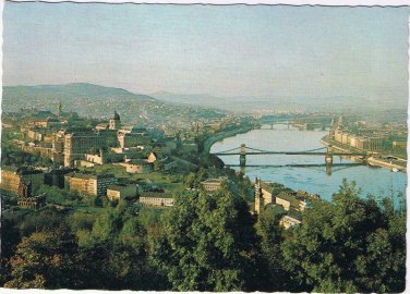 Hungary Postcard Budapest Latkep