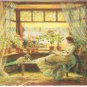 Art Postcard Charles James Lewis Reading By The Window