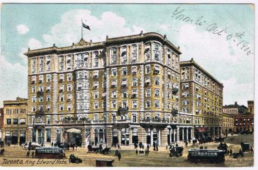 Ontario Postcard Toronto King Edward Hotel 1905 Gage Germany