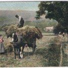 United Kingdom UK Scotland Postcard Hay Harvest Pitchfork 1904
