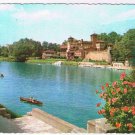 Italy Postcard Torino Po River & Medieval Castle