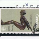 Stamps Canada 1975 Olympic Sculptures $1 & $2 Scott 656-7 Used NH