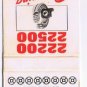 Matchbook Cover Ron Bruce Kitchener Ontario Browning Marysville Kentucky