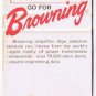Matchbook Cover Ron Bruce Kitchener Ontario Browning Marysville Kentucky