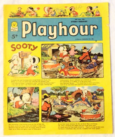 Playhour Comic July  29 1961 Sunshine Weekly Fleetway
