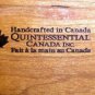Cherry Wood & Pewter Gourmet Fish Serving Tray Quintessential Canada 22"