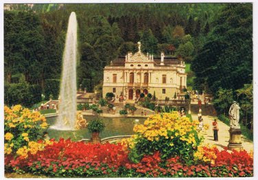 Germany Postcard Schloss Linderhof Royal Castle