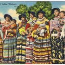 Florida Postcard Seminole Nation Holds Mother's Day Tichnor