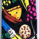 Addiction Necktie Wine Bolero Cheese 100% Silk Made in Canada 1992