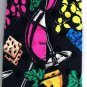 Addiction Necktie Wine Bolero Cheese 100% Silk Made in Canada 1992