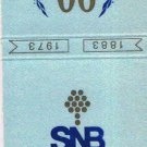 Matchbook Cover State National Bank Denison Texas 90th Anniversary 1973
