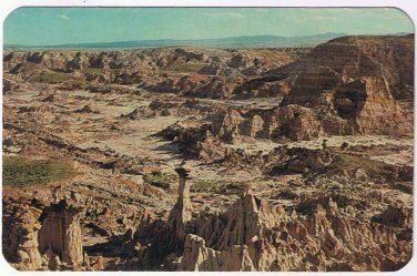 Postcard Hell's Half Acre Wyoming