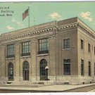 Nebraska Postcard Grand Island Post Office & Court Building 1911