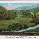 Postcard Greetings From Corinth  Ontario