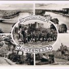 United Kingdom Scotland Postcard Inverness Multi View Kilt Parade Bridge Castle