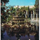 Florida Postcard Clearwater Fountain At Kapok Tree Inn