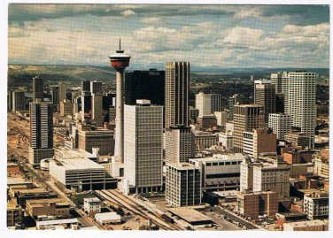 Alberta Postcard Calgary Skyline Oil Capital Of Canada