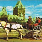 Quebec Postcard Quebec City Caleche Ride