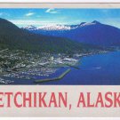 Alaska Postcard Ketchikan Aerial View Revillagigedo Island Salmon Creek