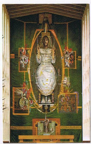 United Kingdom UK Postcard Coventry Cathedral The Tapestry
