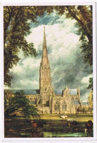 United Kingdom UK Postcard Salisbury Cathedral J Constable