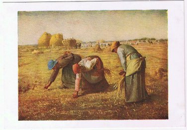Art Postcard The Gleaners Jean-Francois Millet