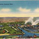 Michigan Postcard Detroit Dearborn Ford Industries 1942