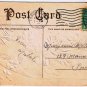 Flower Postcard Embossed Roses From A Friend 1909