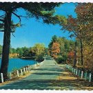 Ontario Postcard Smooth Rock Falls Kents Esso Service Autumn Road