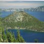 Oregon Postcard Wizard Island Crater Lake National Park