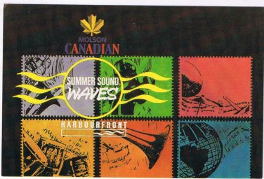 Ontario Postcard Toronto Molson Canadian Summer Sound Waves Harbourfront