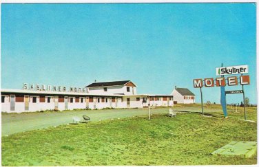 New Brunswick Postcard Moncton Skyliner Motel