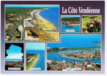 France Postcard La Cote Vendeenne Multi St Hilaire St Giles