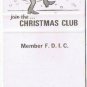 Matchbook Cover First National Bank Iron Mountain Kingsford Michigan Christmas