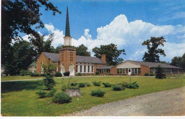 North Carolina Postcard Brevard Davidson River Presbyterian Church